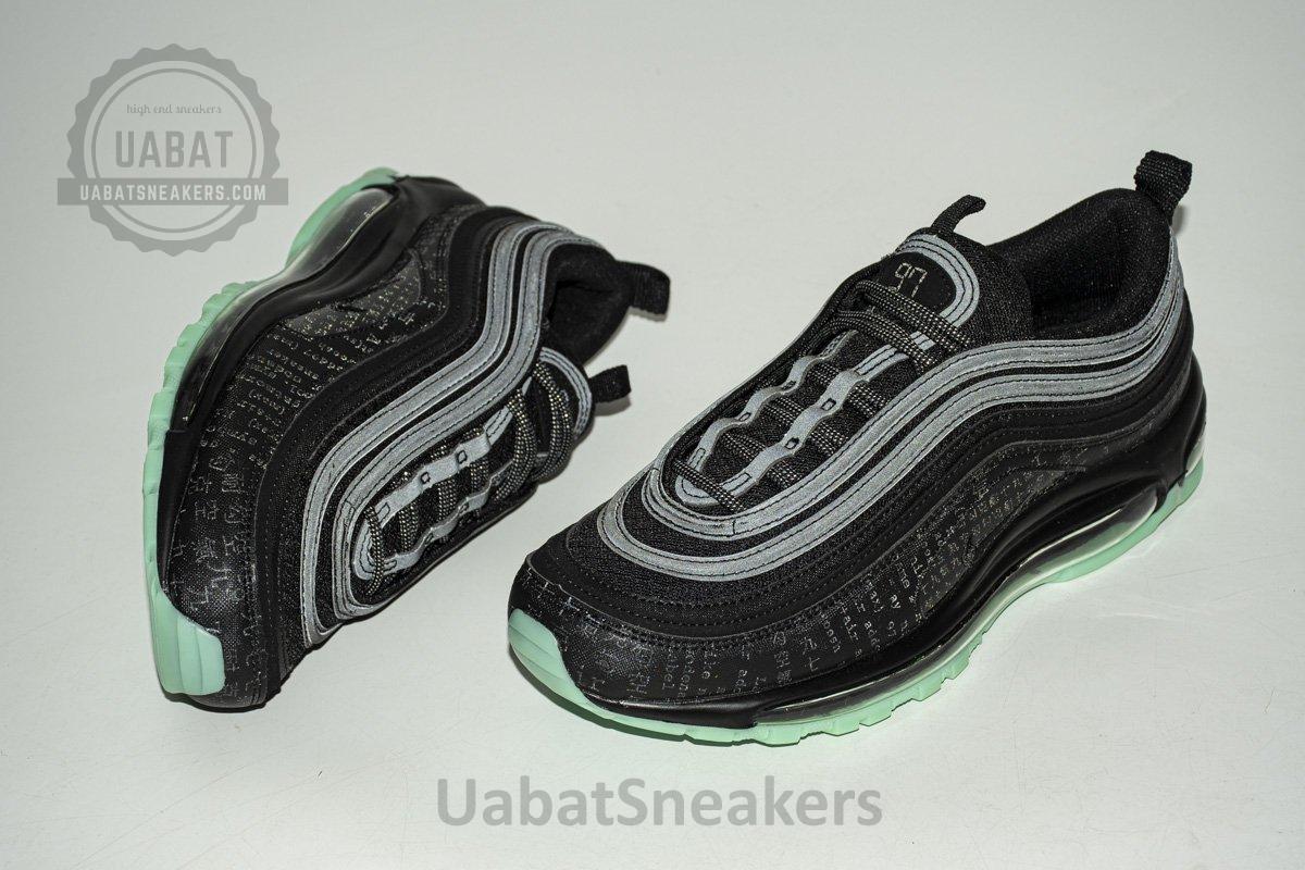 921826-017 Nike Air Max 97 Black Green Glow - Image 7