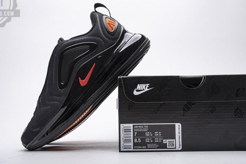 CT2204-002 Nike Air Max 720 Black Heper Crimson Red - Image 7