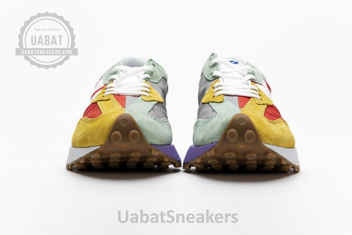 NB327LAB New Balance White Red Yellow - Image 5