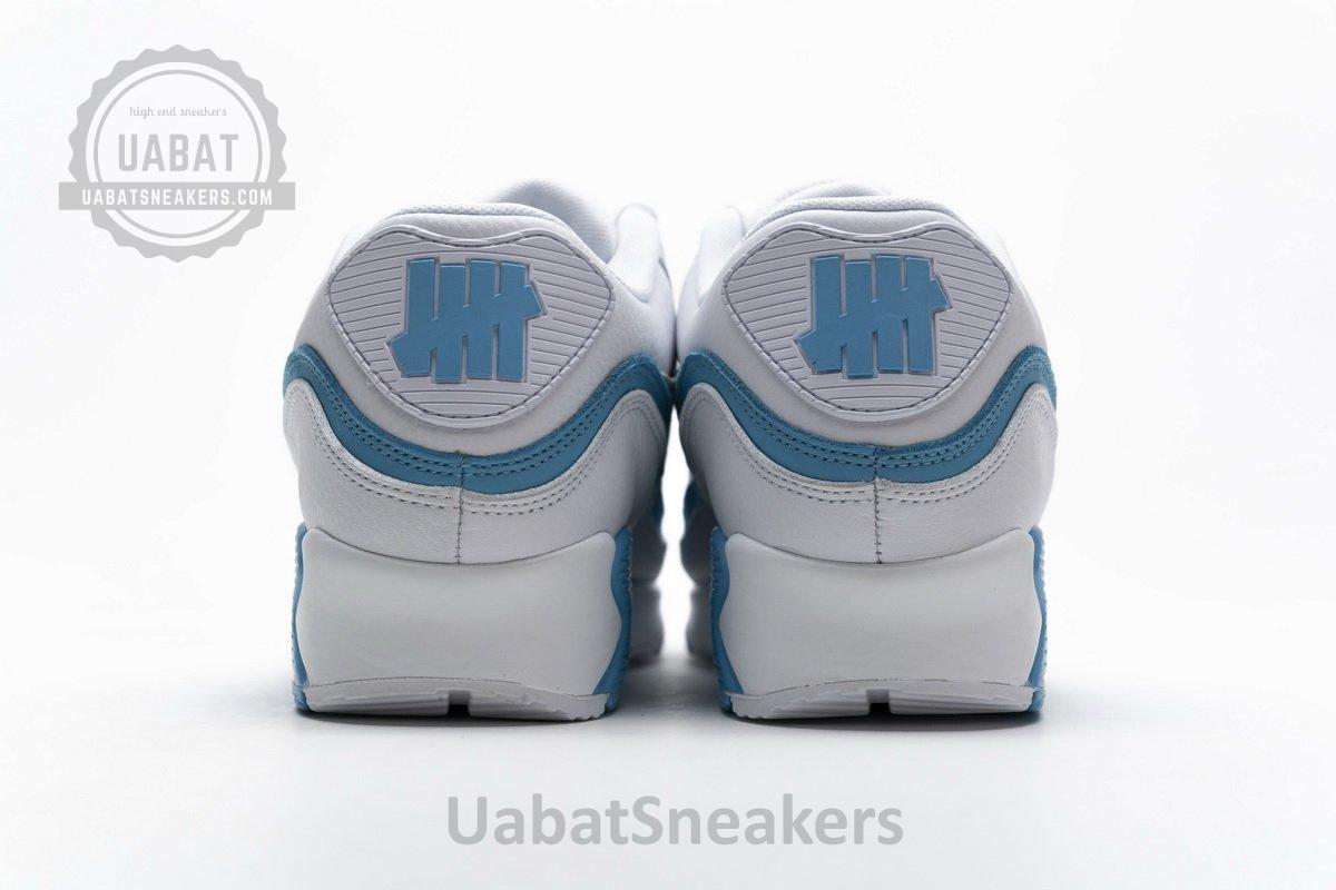 CJ7197-102 Undefeated x Nike Air Max 90 White Blue - Image 7