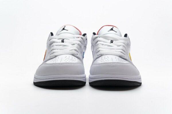 CW7009-100 Air Jordan 1 Low White Multi-Color - Image 5