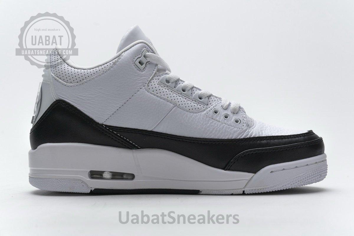DA3595-100 Fragment Design x Air Jordan 3 Black White - Image 10
