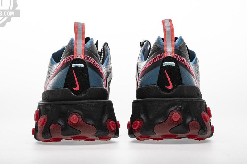 Nike React Element 87 “Blue Chill Solar Red”AQ1090-006 - Image 3