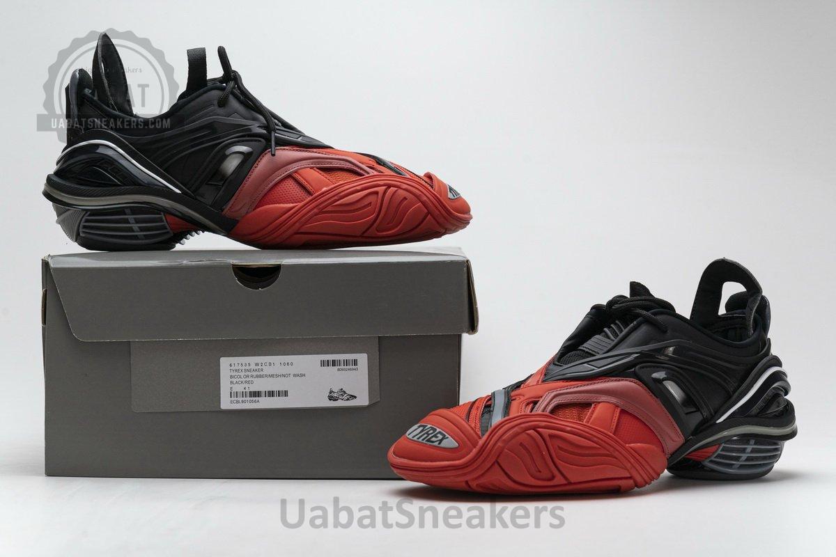 Balenciaga Tyrex 5.0 Sneaker Black Red - Image 8