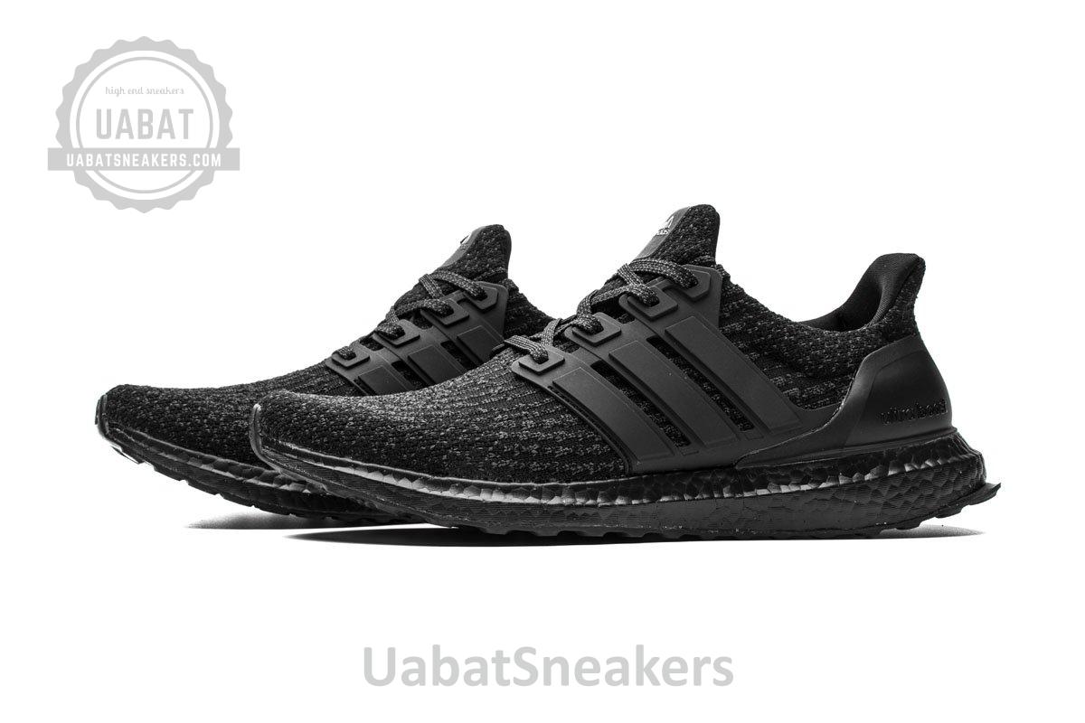 Adidas Ultra Boost 3.0 “Triple Black” Real Boost BA8920 - Image 3