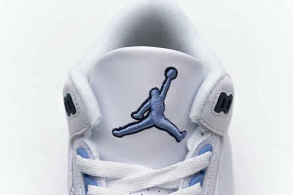 CT8532-104 Air Jordan 3 'UNC' - Image 9