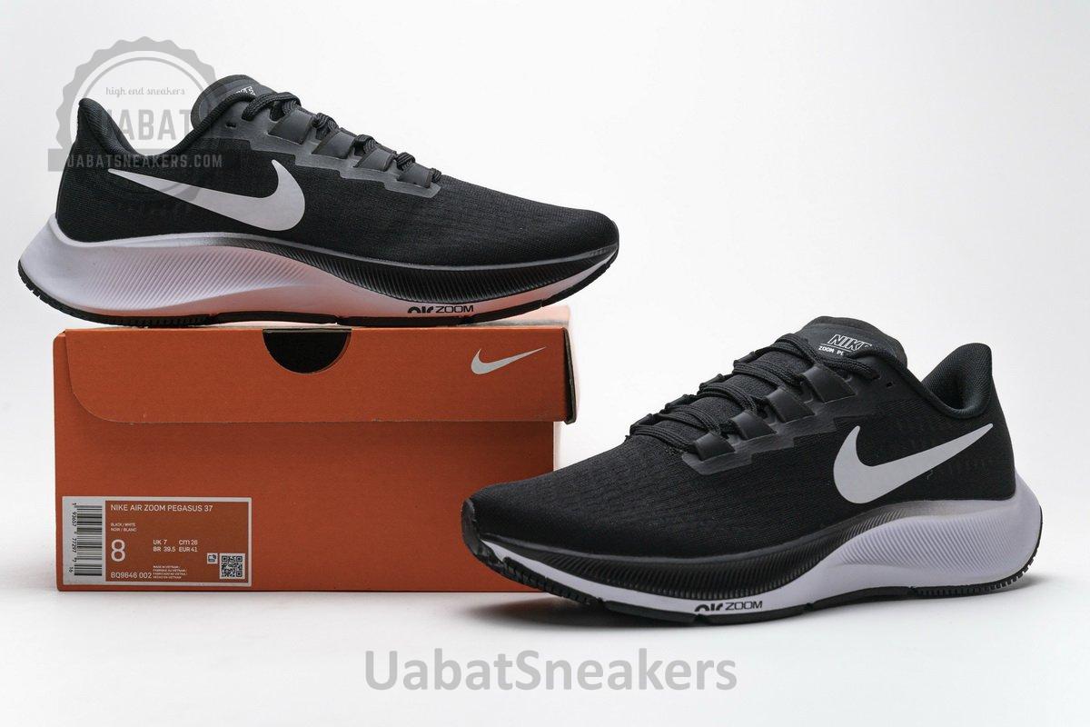 BQ9646-002 Nike Air Zoom Pegasus 37 Black White - Image 2