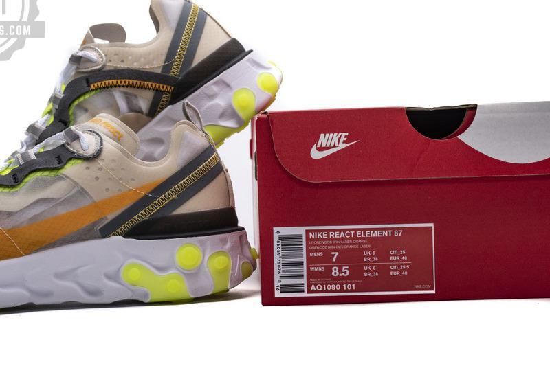 Nike React Element 87Undercover“Orewood Brown” AQ1090-101 - Image 3