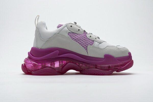 544351 W09O1 2281 Balenciaga Triple S White Pink - Image 2