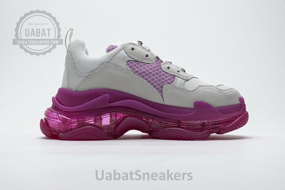 544351 W09O1 2281 Balenciaga Triple S White Pink - Image 2
