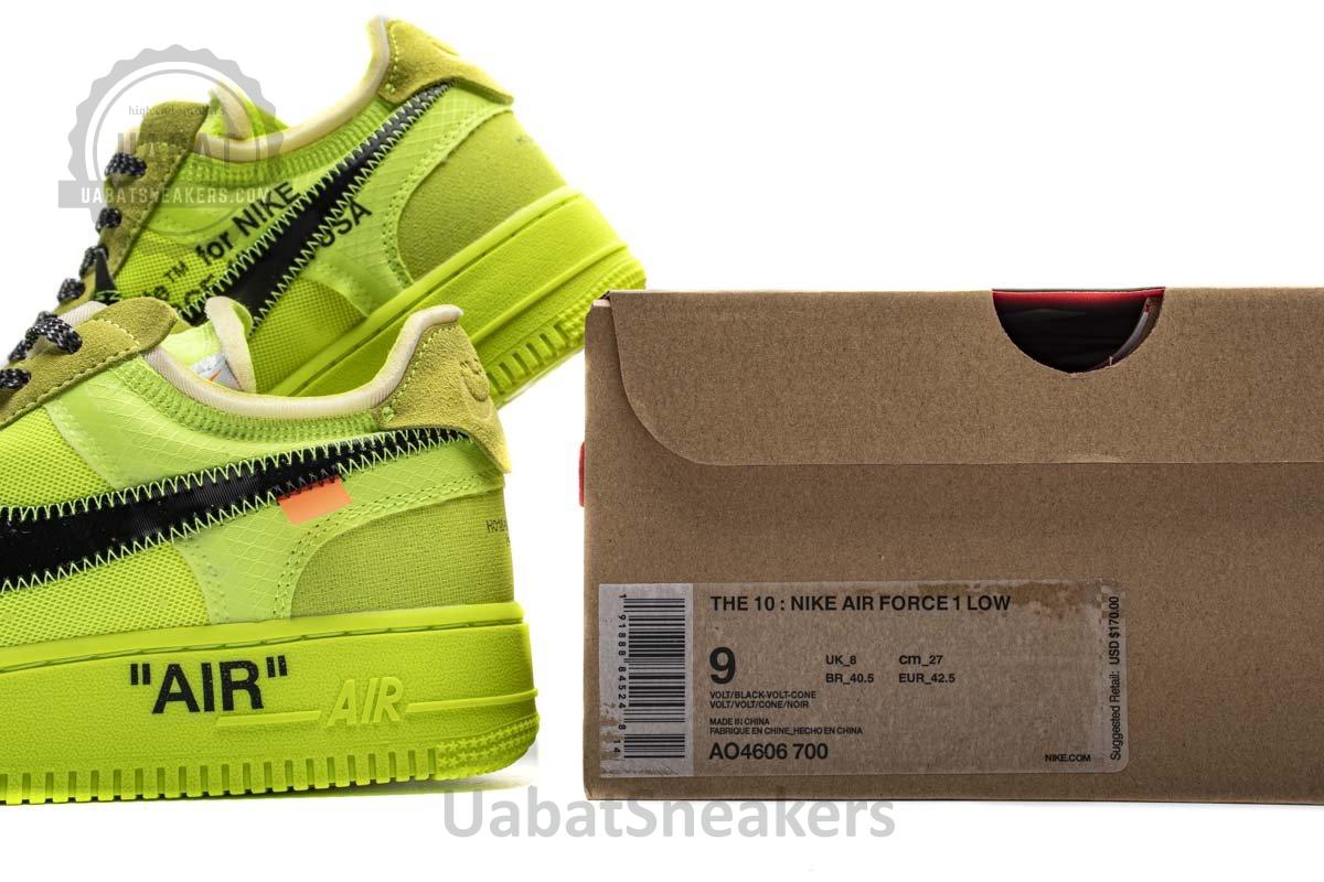 AO4606-700 OFF White X Air Force 1 Low Volt - Image 13