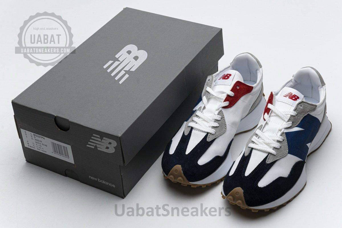 MS327PH New Balance White Blue Red - Image 3