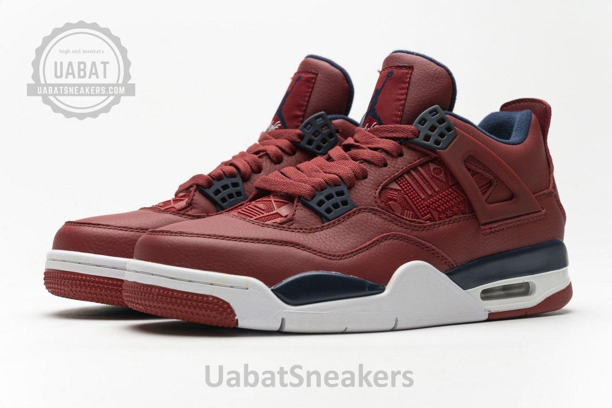 CI1184-617 Air Jordan 4 Retro FIBA Gym Red - Image 6