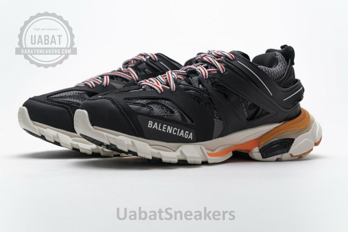 542436 W1GB7 2019 Balenciaga Tess S.Black White Orange - Image 6