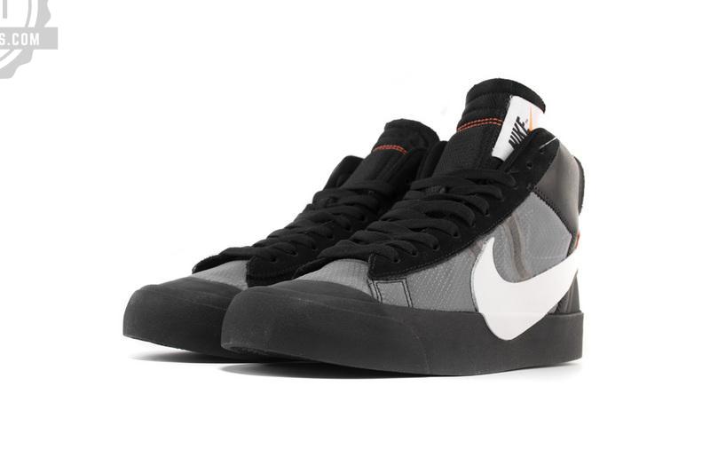 OFF WHITE X Nike Blazer Mid AA3832-001 Black - Image 5