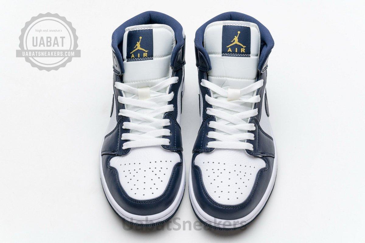 554724-174 Air Jordan 1 Mid Obsidian - Image 5