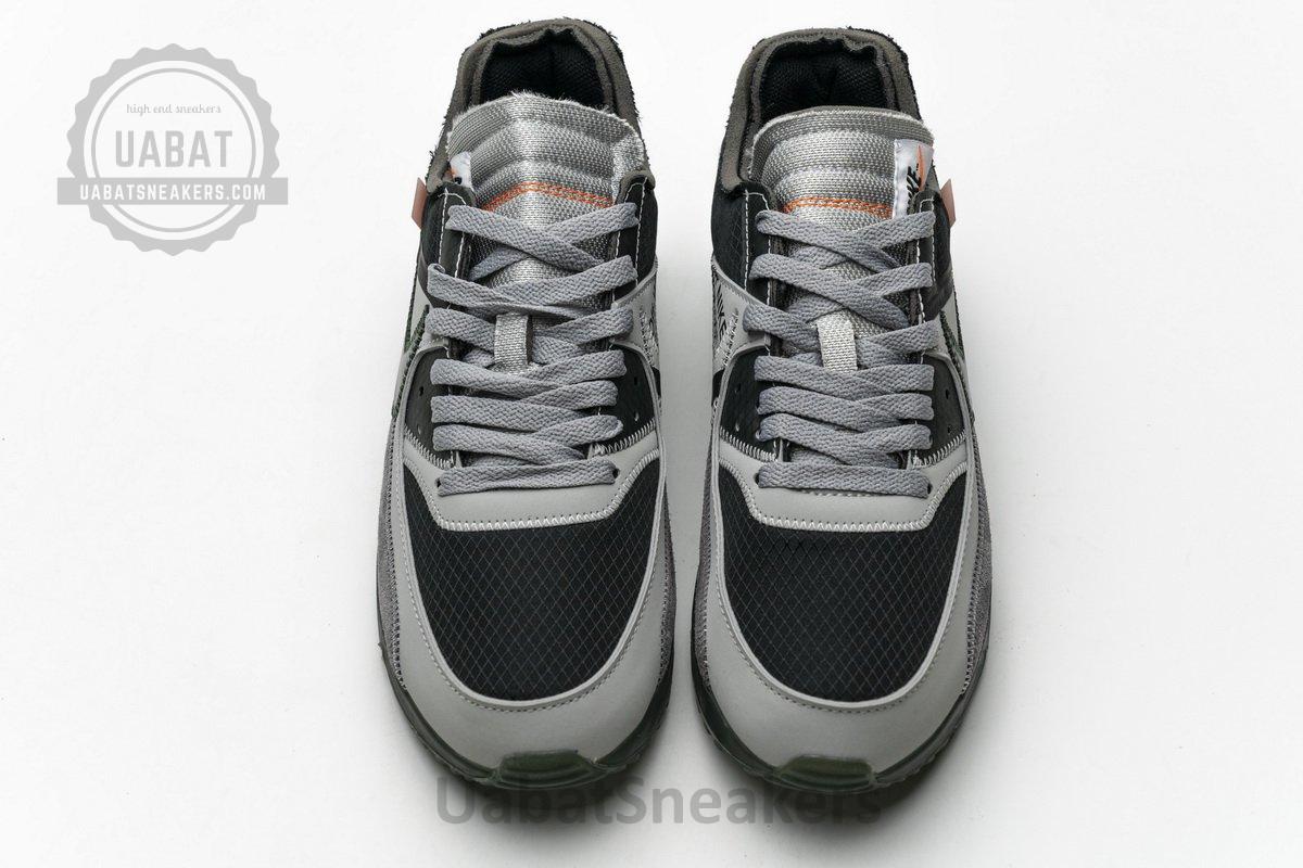 OFF-White x Nike Air Max 90 Grey - Image 8