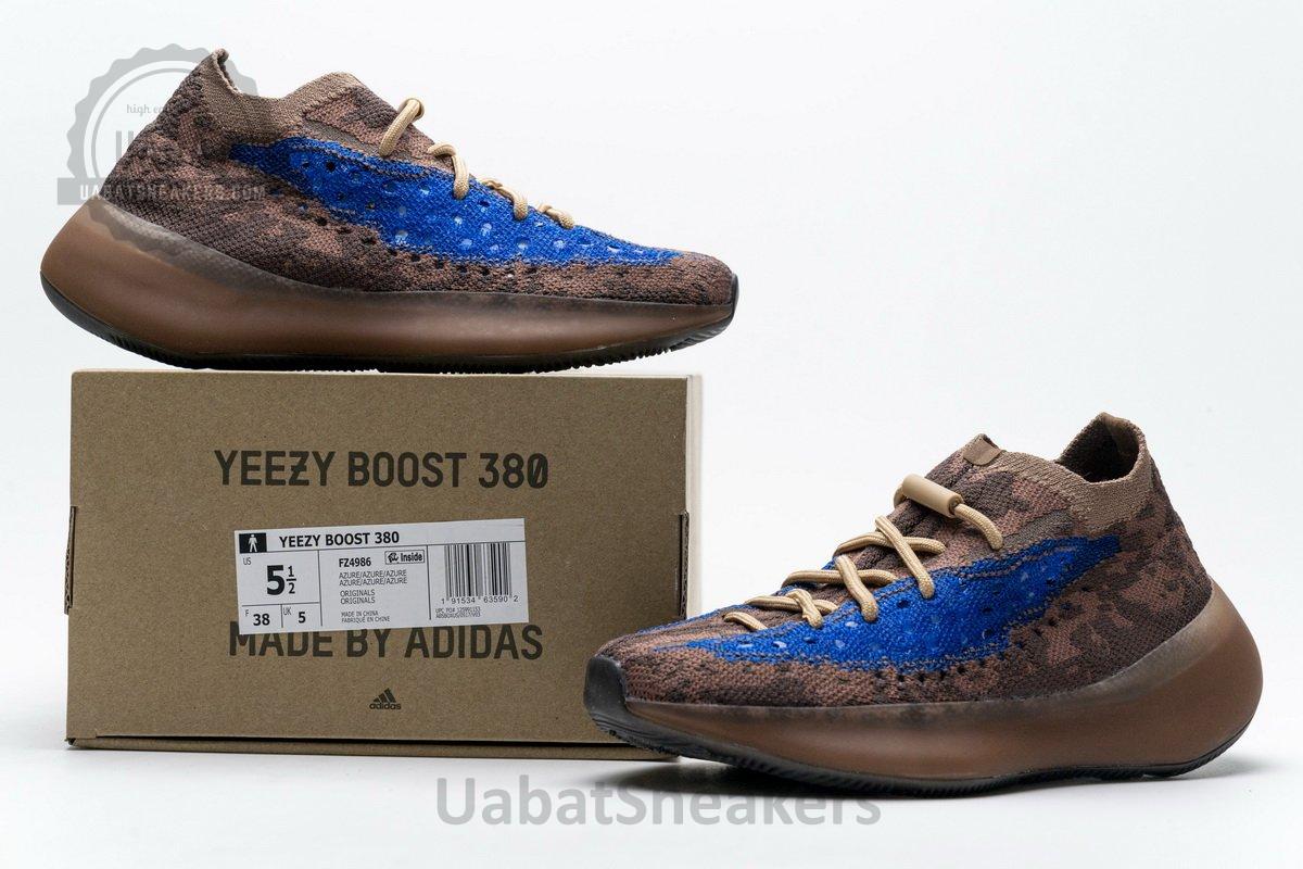 FZ4986 adidas Yeezy Boost 380 Azure - Image 2