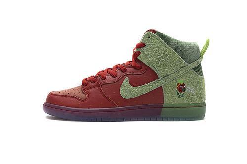CW7093-600 Nike SB Dunk High "Strawberry Cough" - Image 10