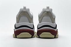 541624 W06E2 1790 Balenciaga Triple S White Dark Grey Red - Image 8