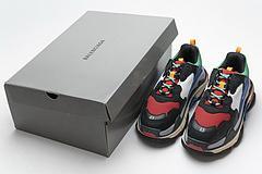 490672 W09O5 1068 Balenciaga Triple S Green Red - Image 6