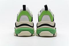 483513 W06E1 1008 Balenciaga Triple S White Green - Image 5