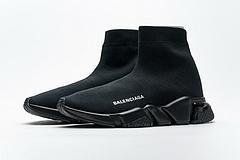 Balenciaga Speed Clear Sole Sneaker Black - Image 4