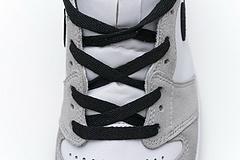 555088-126 Air Jordan 1 High Smoke Grey Red - Image 5