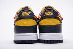 CT0856-700 OFF WHITEx Nike Dunk SB Low White Michigan - Image 5