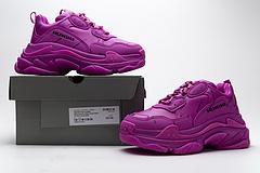 524039 W2FA1 7634 Balenciaga Triple S Letter Pulm Powder - Image 9