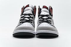 555088-126 Air Jordan 1 High Smoke Grey Red - Image 6