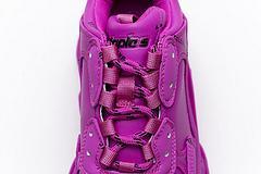 524039 W2FA1 7634 Balenciaga Triple S Letter Pulm Powder - Image 6