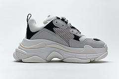584088 W06E2 1769 Balenciaga Triple S Black Grey - Image 4