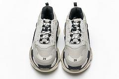 584088 W09O1 1900 Balenciaga Triple S Silvery - Image 3