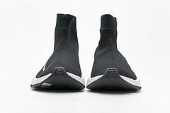 Balenciaga Speed Clear Sole Sneaker Black White Red - Image 4