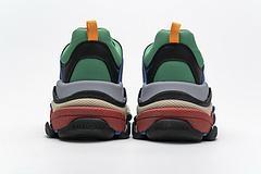 490672 W09O5 1068 Balenciaga Triple S Green Red - Image 3