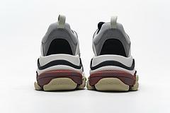 541624 W06E2 7320 Balenciaga Triple S Grey Silver - Image 4