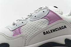 541624 W06E2 7352 Balenciaga Triple S Blue Pink - Image 4