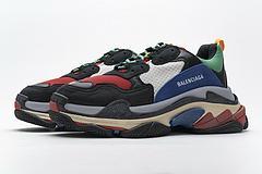 490672 W09O5 1068 Balenciaga Triple S Green Red - Image 8