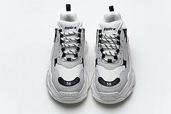 584088 W06E2 1769 Balenciaga Triple S Black Grey - Image 9