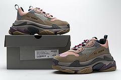 490672 W09O5 1036 Balenciaga Triple S Grey Pink - Image 5