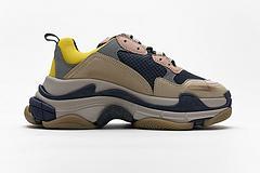 490672 W09O5 1027 Balenciaga Triple S Grey Yellow - Image 2
