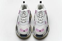 541624 W06E2 7352 Balenciaga Triple S Blue Pink - Image 2