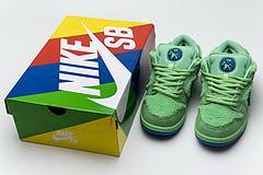 CJ5378-300 Grateful Dead x Nike SB Dunk Low Pro QS“ Green Bear” - Image 2