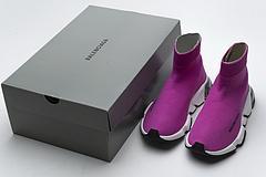 Balenciaga Speed Clear Sole Sneaker Fuchsia White - Image 7
