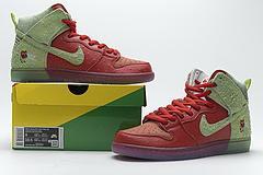 CW7093-600 Nike SB Dunk High "Strawberry Cough" - Image 4
