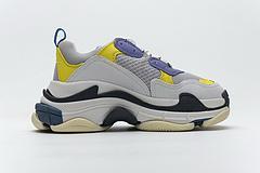 541624 W06E2 7282 Balenciaga Triple S Black Grey Blue - Image 8