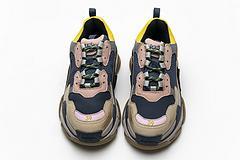 490672 W09O5 1027 Balenciaga Triple S Grey Yellow - Image 8