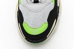 483513 W06E1 1008 Balenciaga Triple S White Green - Image 6
