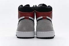 555088-126 Air Jordan 1 High Smoke Grey Red - Image 10